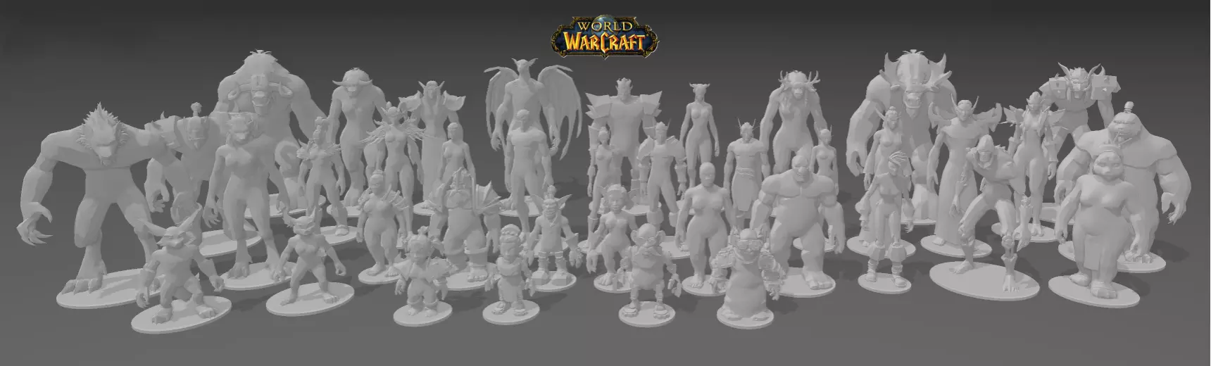 Miniatures - World of Warcraft 3D print model_0