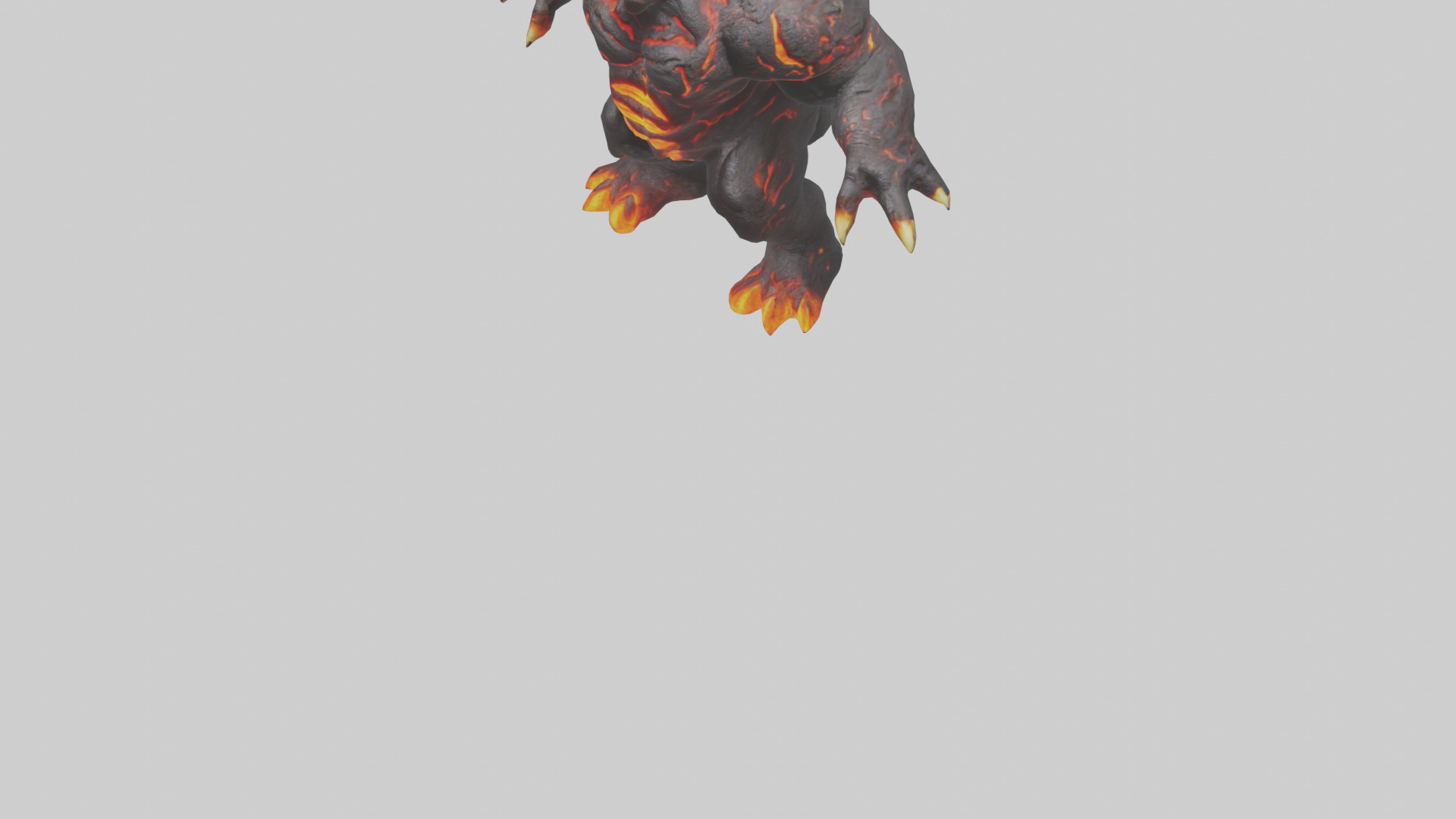 Lava Beast model Low-poly 3D model_8