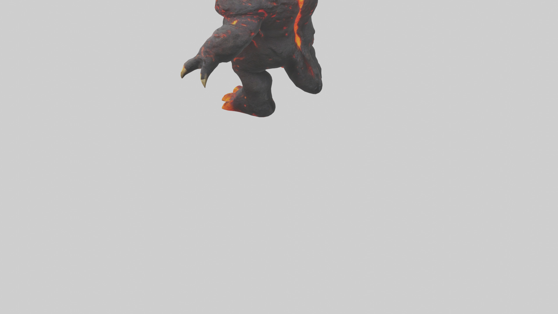 Lava Beast model Low-poly 3D model_6
