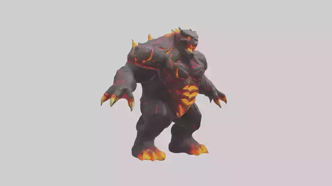 Lava Beast model