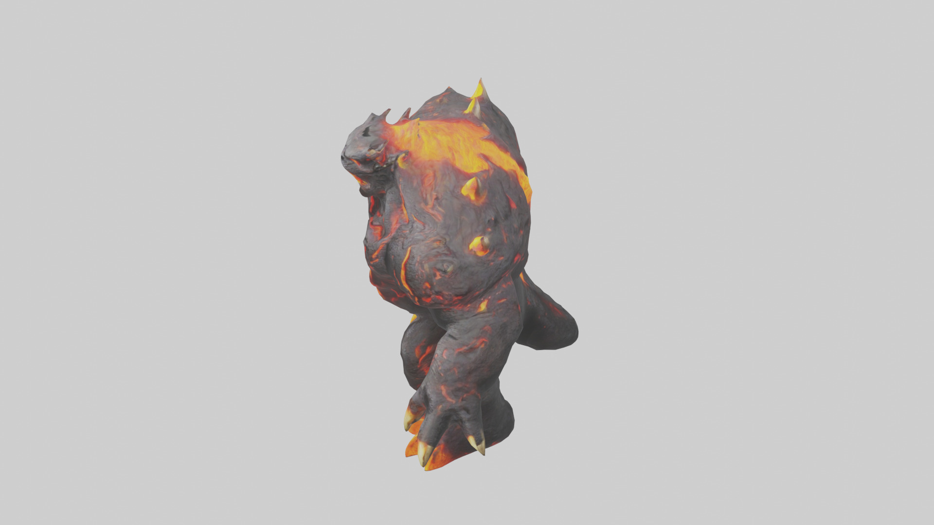 Lava Beast model Low-poly 3D model_17
