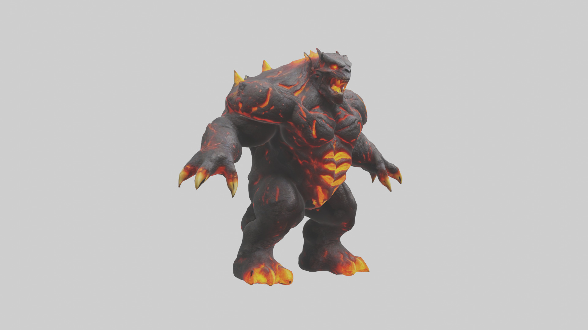 Lava Beast model Low-poly 3D model_2