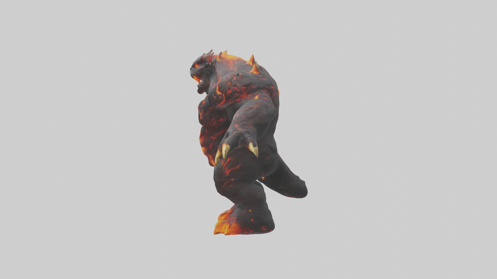Lava Beast model Low-poly 3D model_12