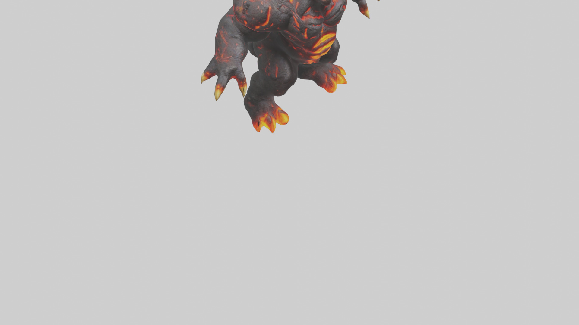 Lava Beast model Low-poly 3D model_9
