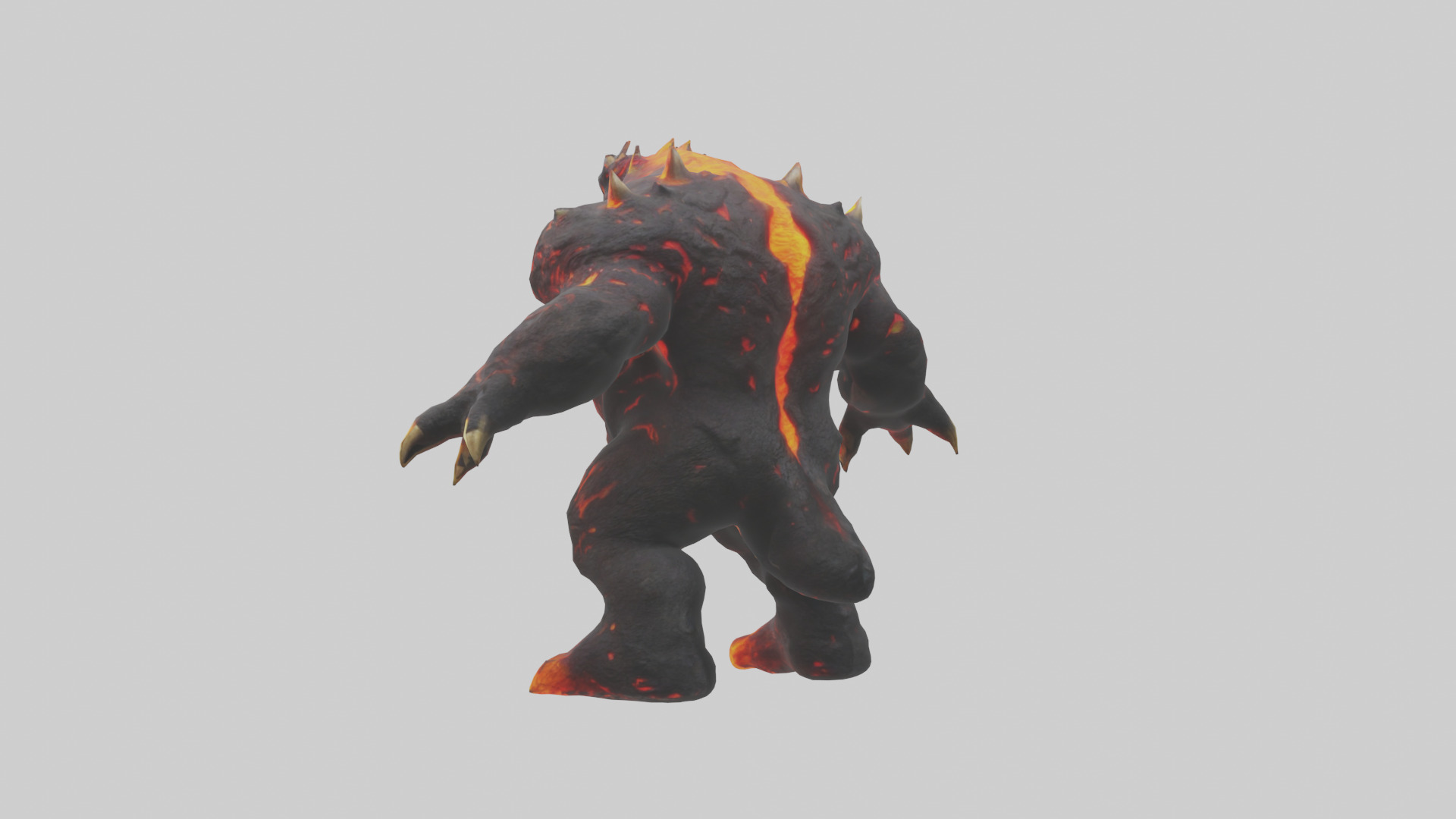 Lava Beast model Low-poly 3D model_4