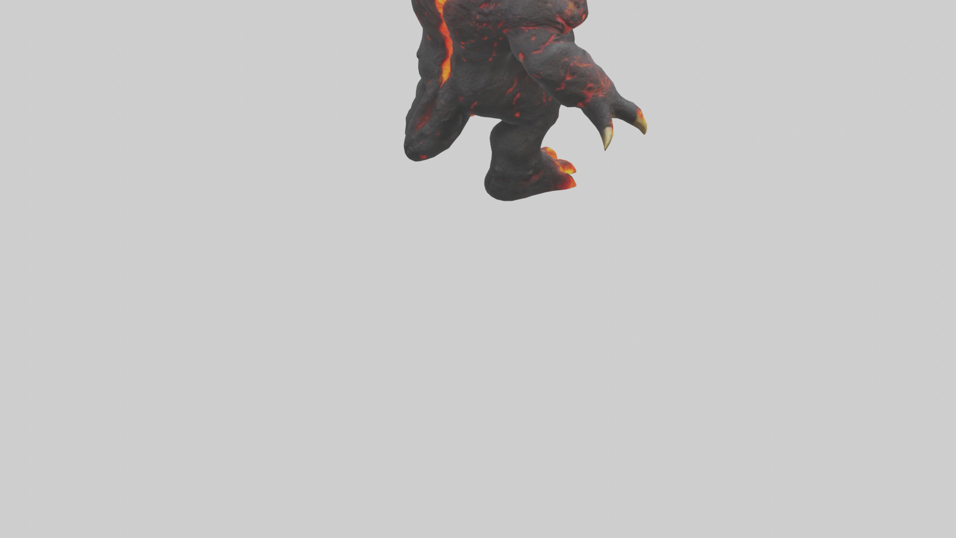 Lava Beast model Low-poly 3D model_7