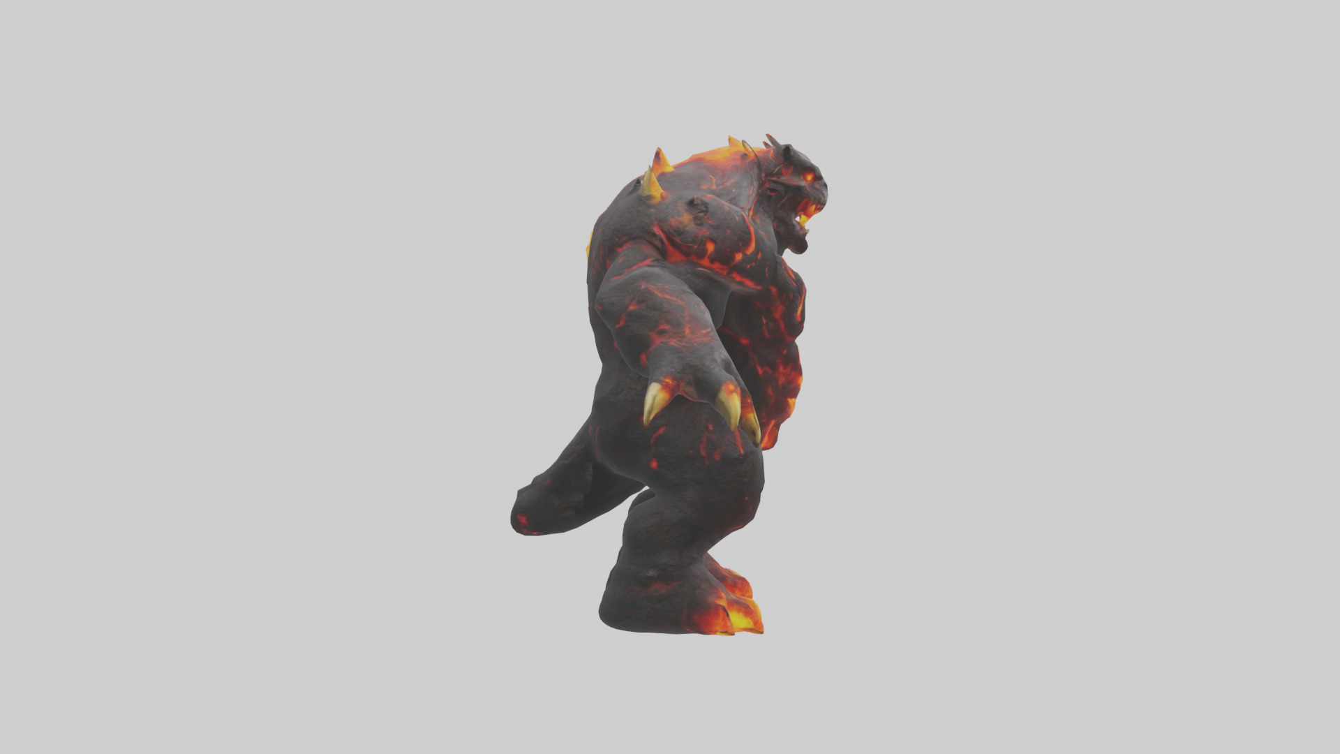 Lava Beast model Low-poly 3D model_13