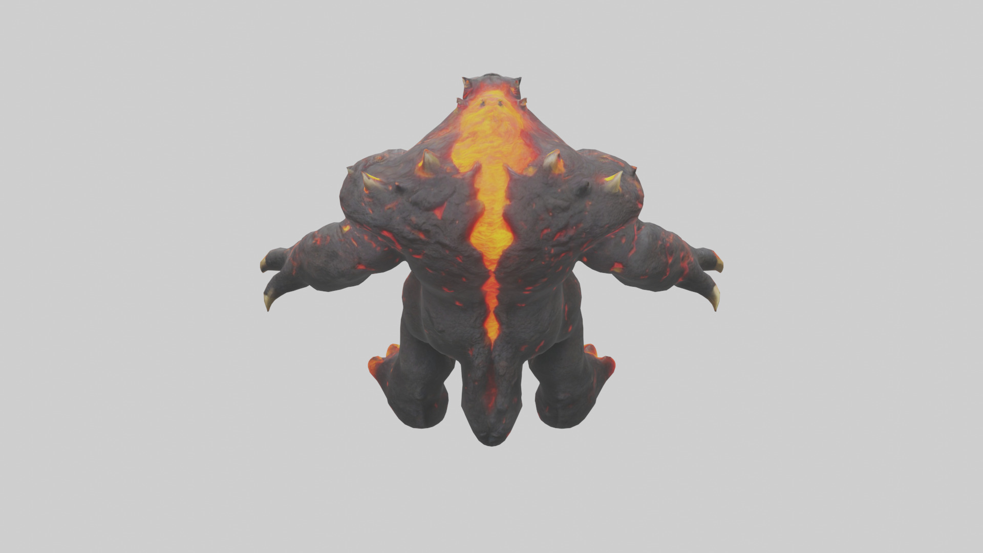 Lava Beast model Low-poly 3D model_15