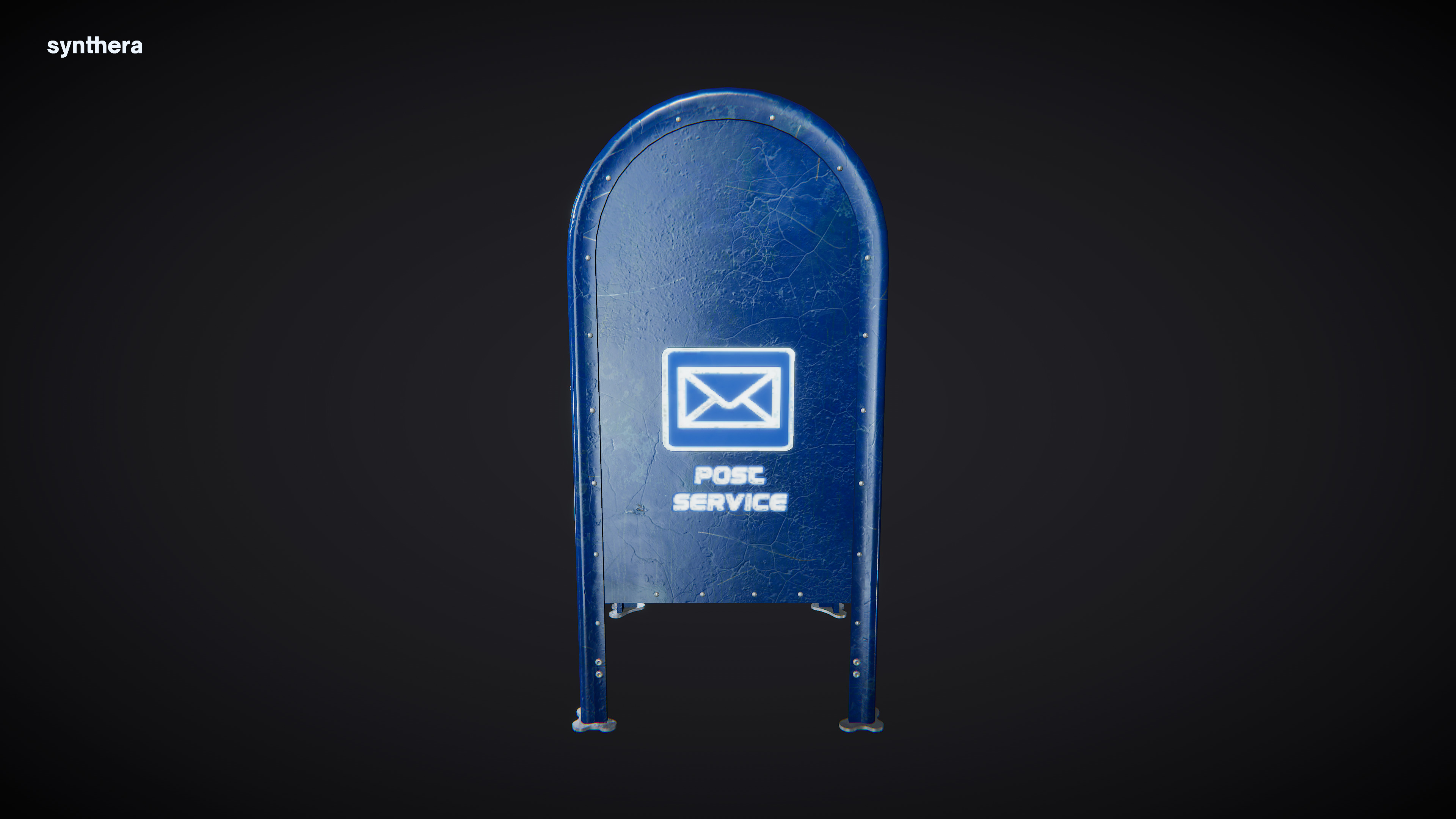 Mailbox 01 3D model_5