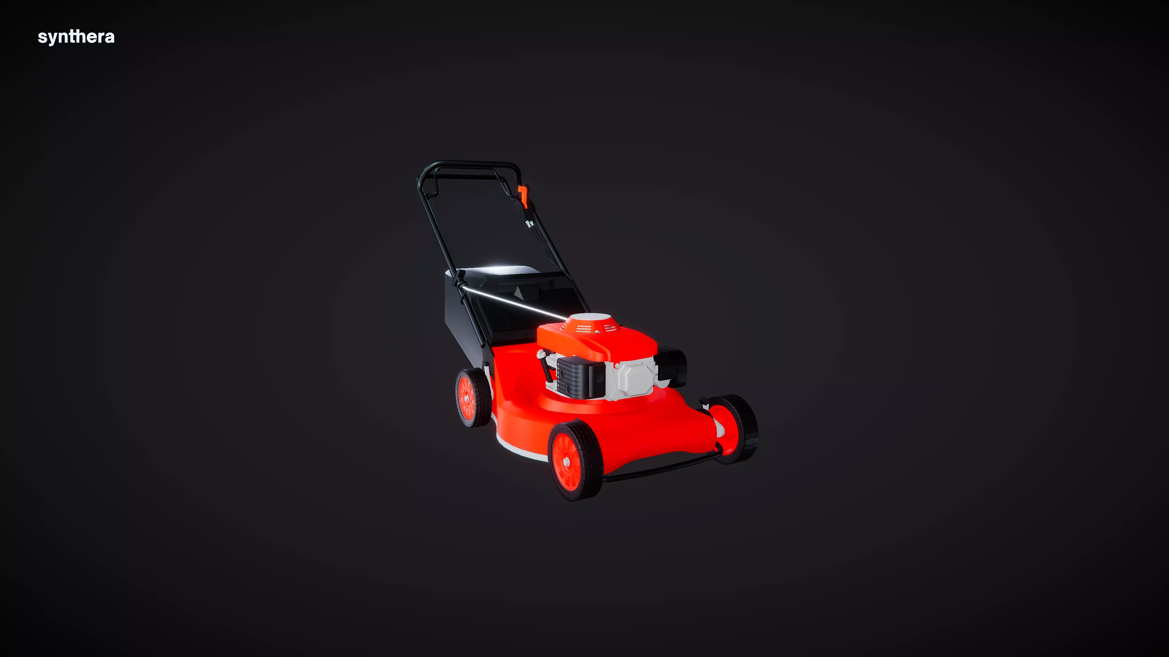 Lawn Mower 3D model_0