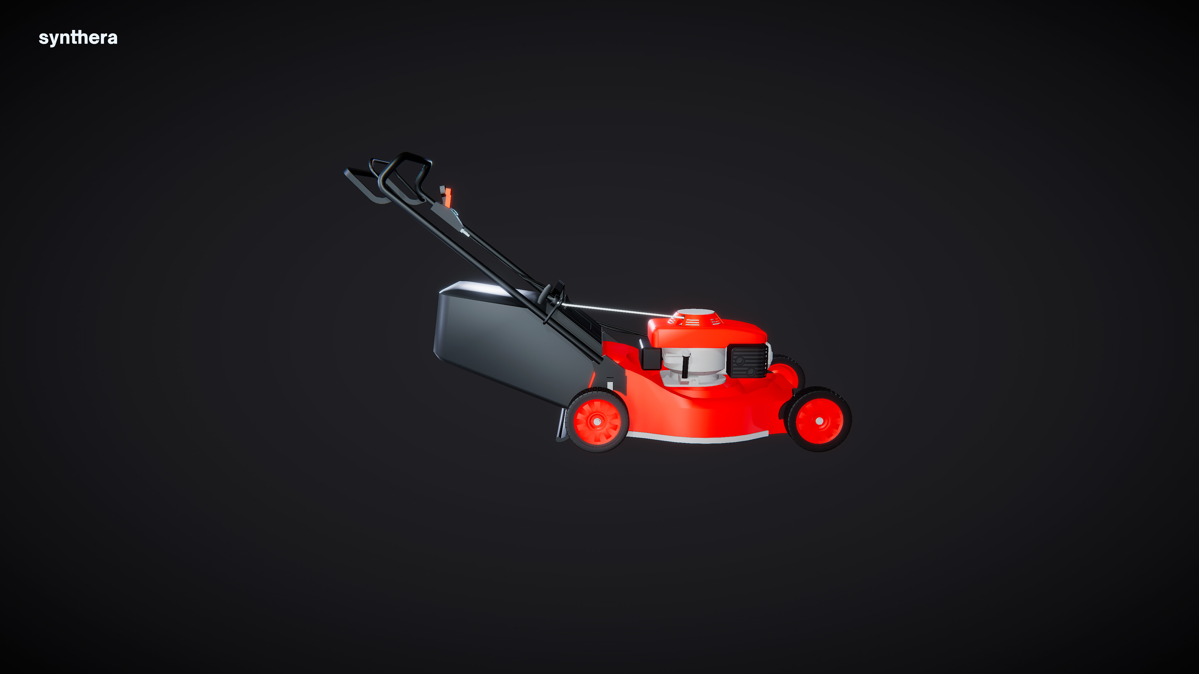 Lawn Mower 3D model_3