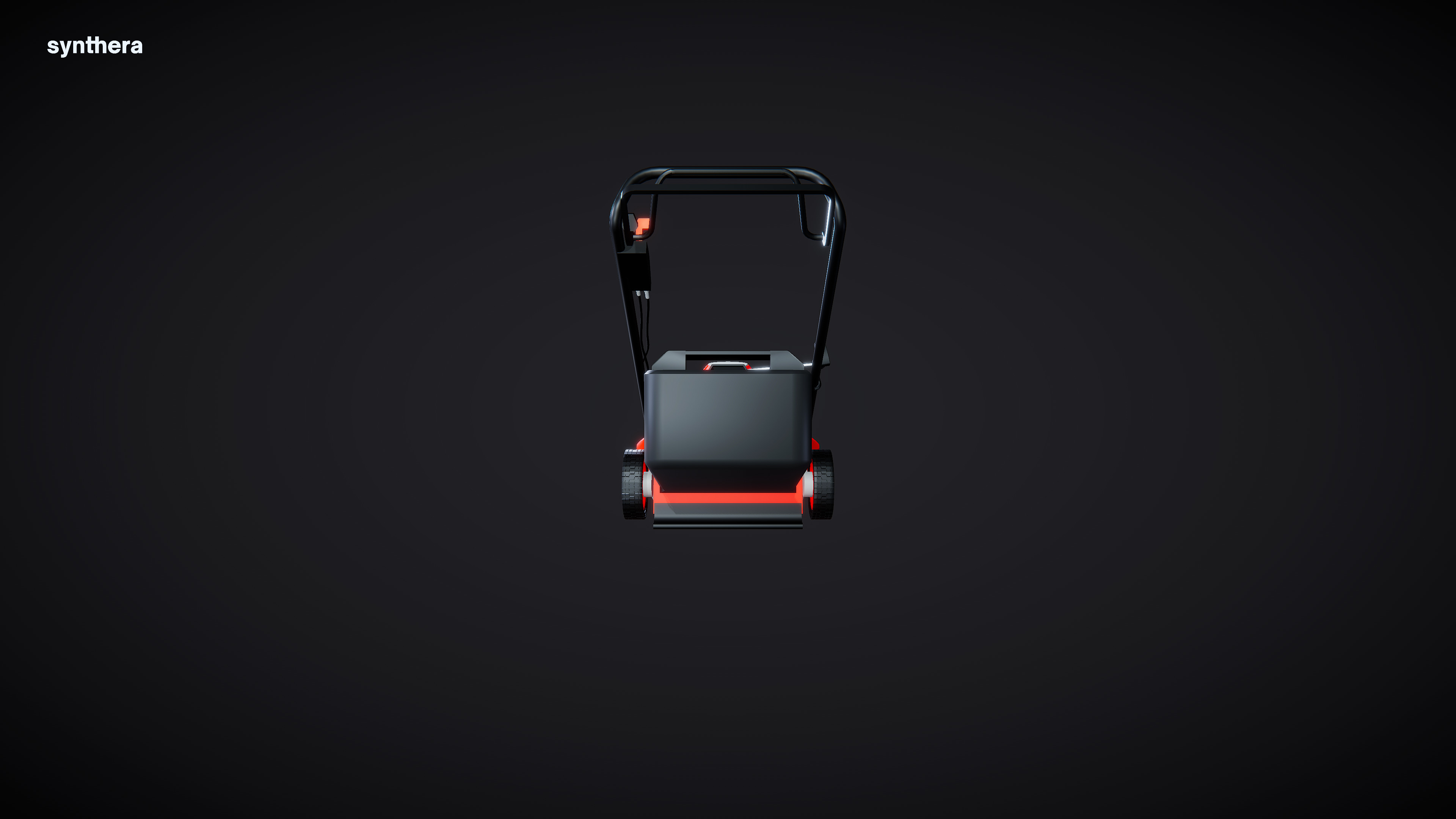Lawn Mower 3D model_4