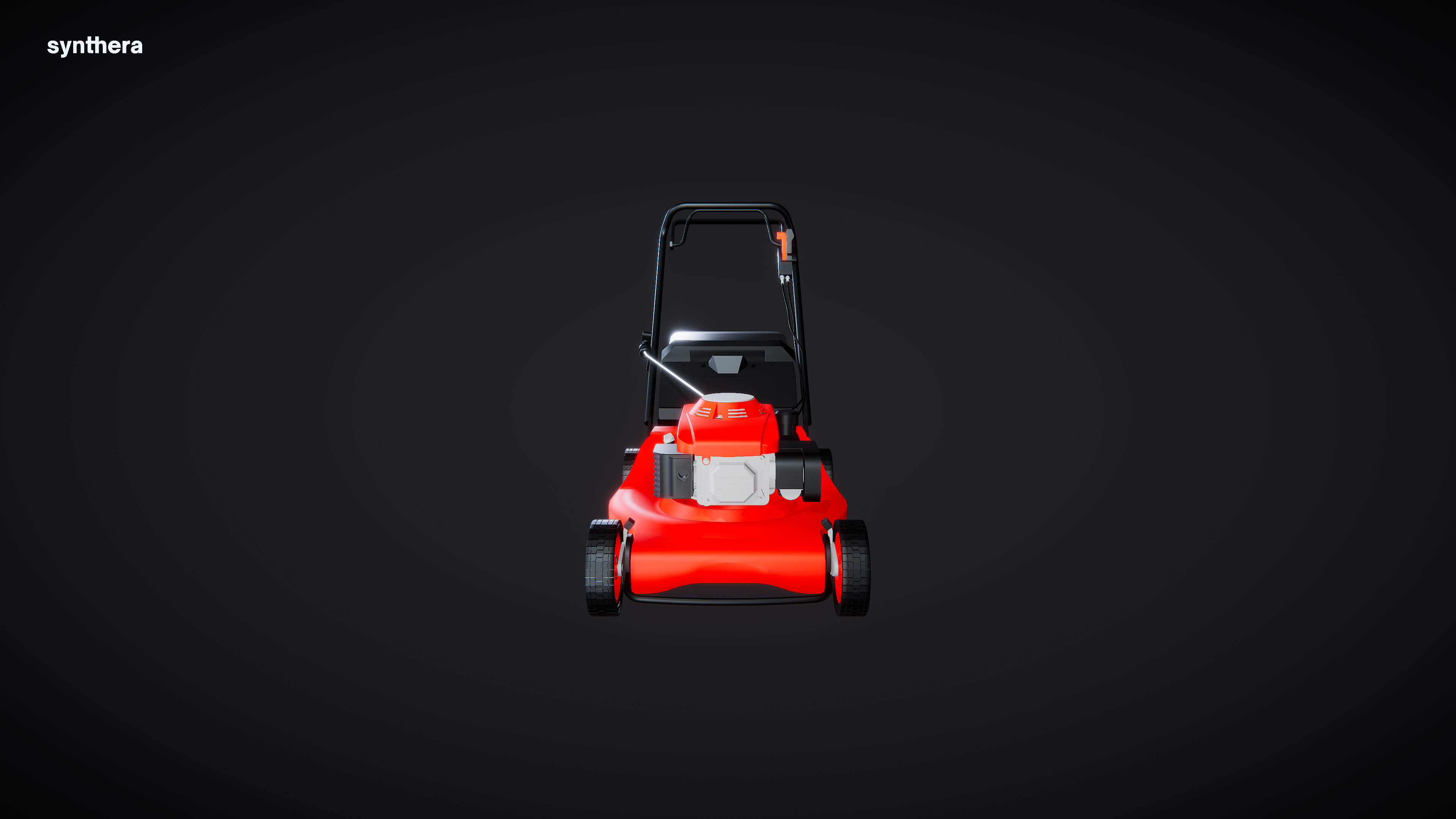 Lawn Mower 3D model_2