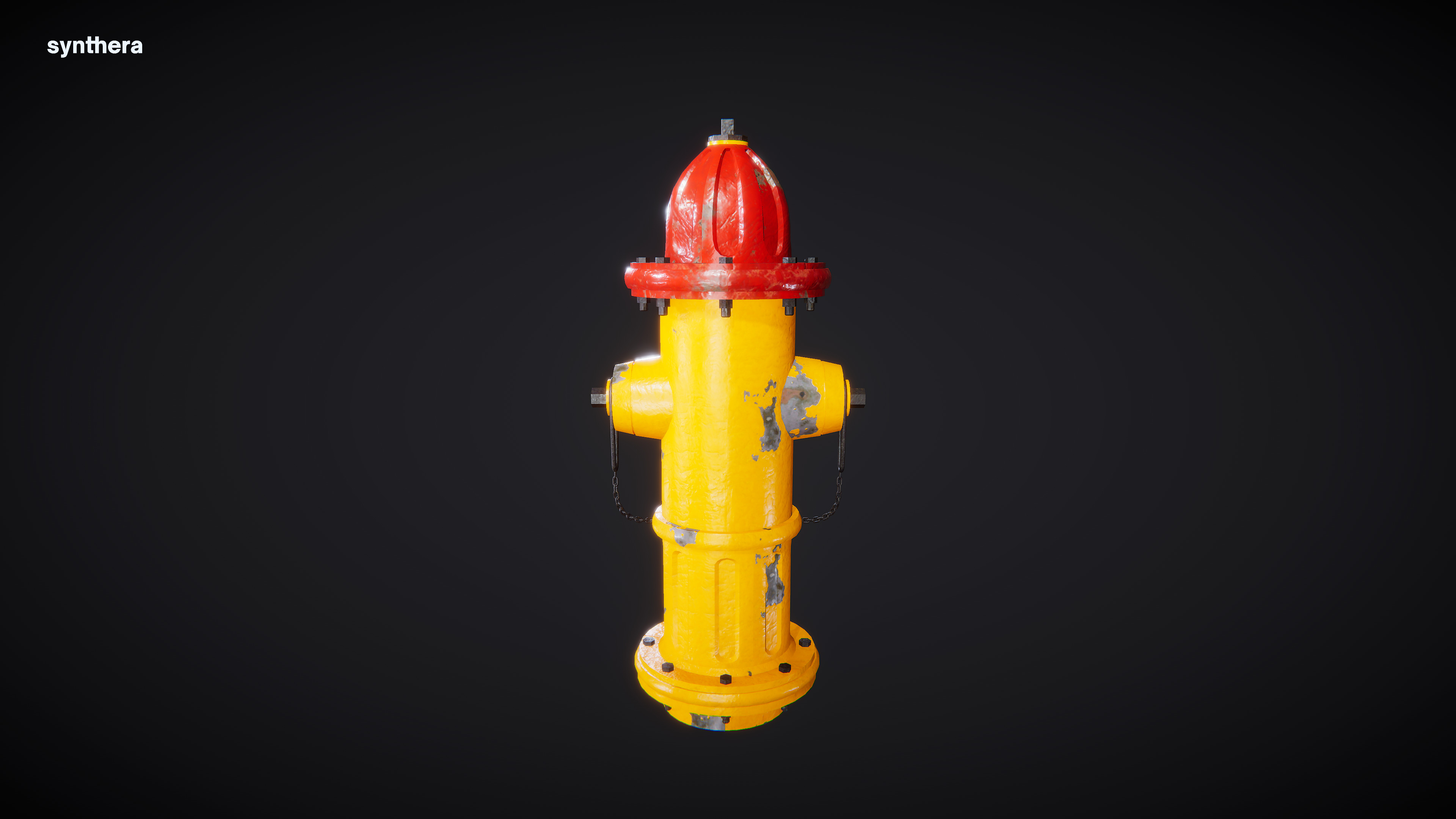 Fire Hydrant 01 3D model_4