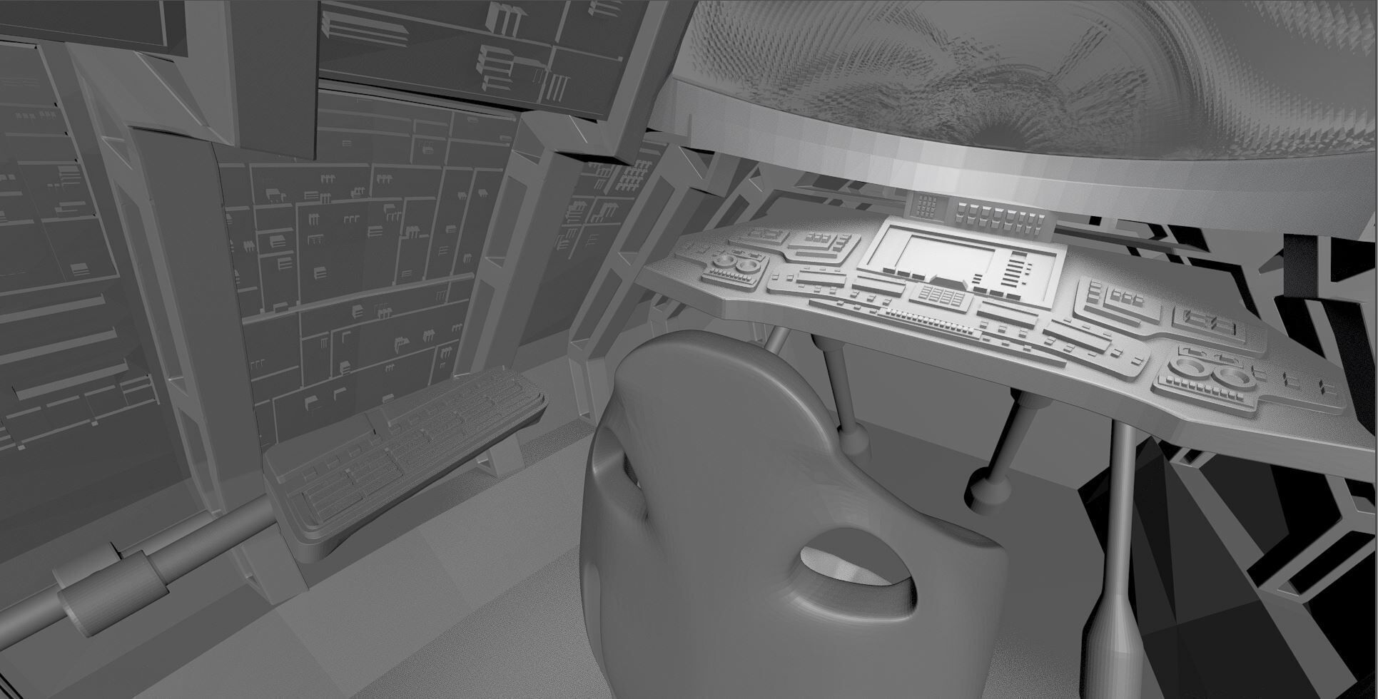 Shuttlepod Enterprise nx01 Scale model  3D print model_7