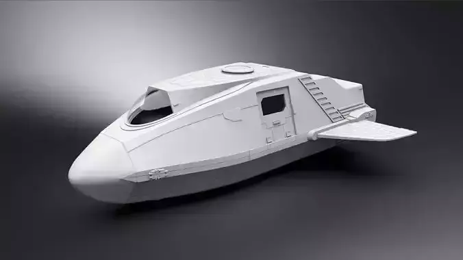 Shuttlepod Enterprise nx01 Scale model  3D print model