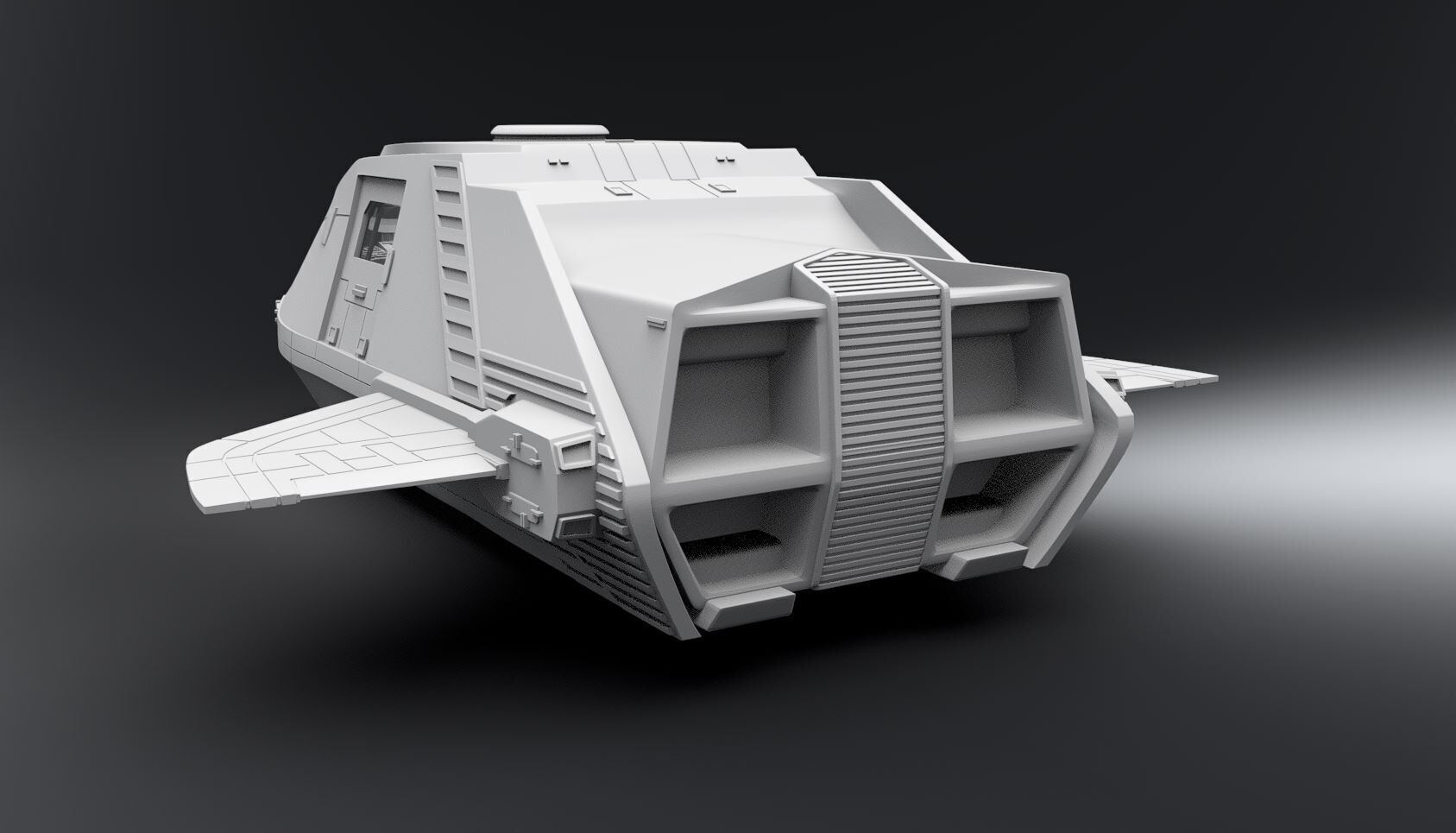 Shuttlepod Enterprise nx01 Scale model  3D print model_2