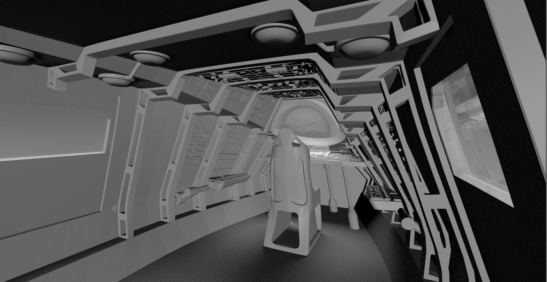 Shuttlepod Enterprise nx01 Scale model  3D print model_6