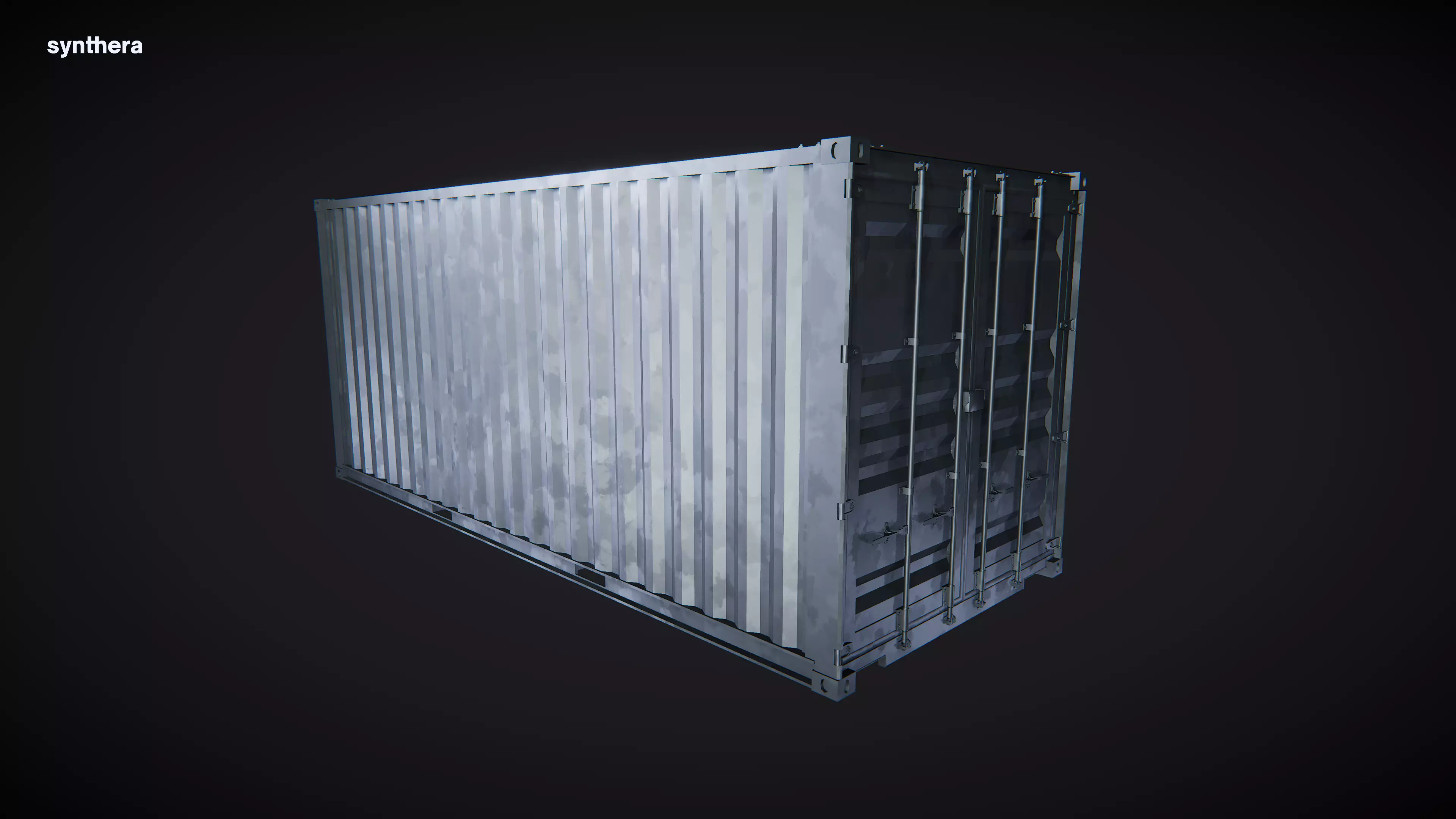 Cargo Container 01 3D model_0