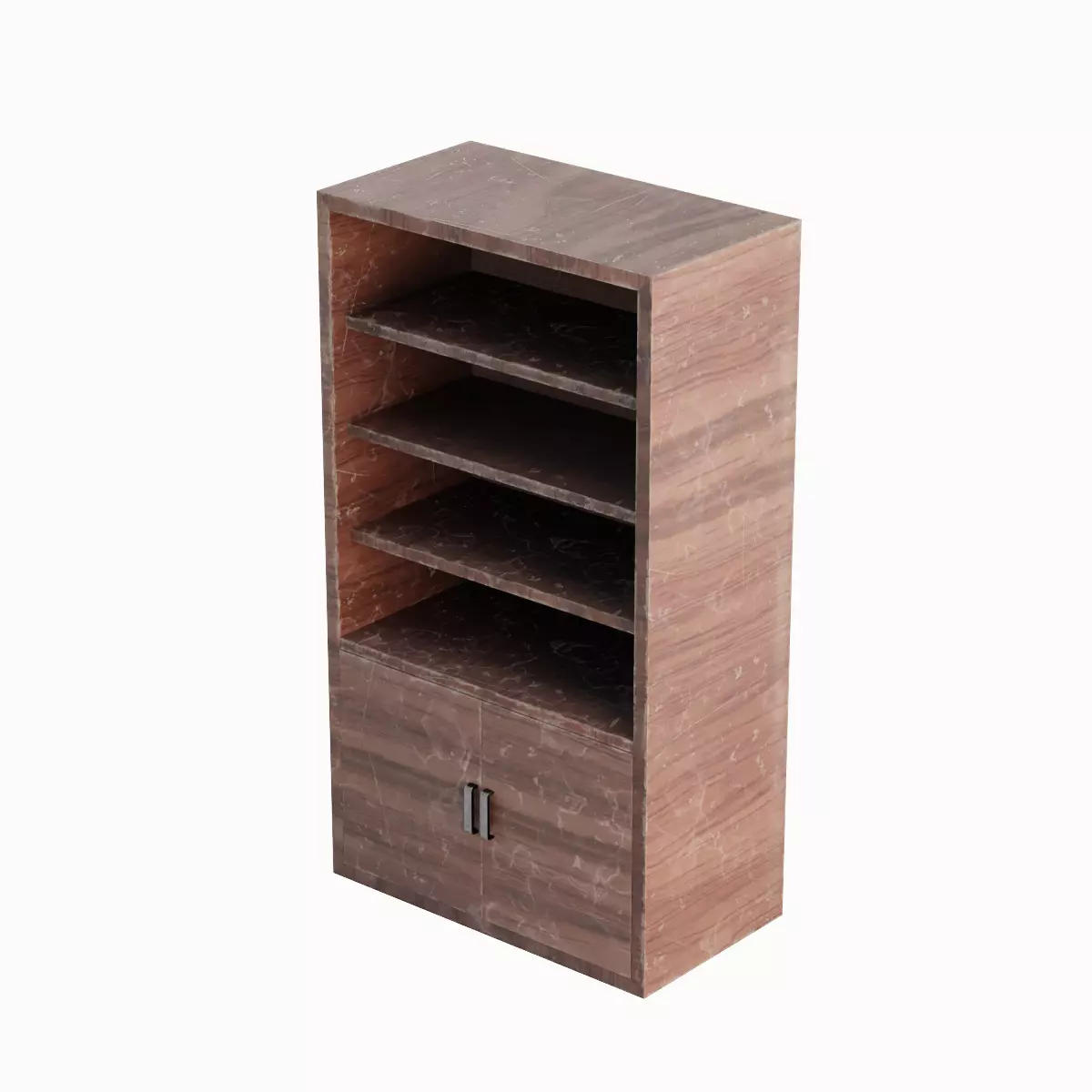 Old Shelf 03 Low-poly 3D model_0