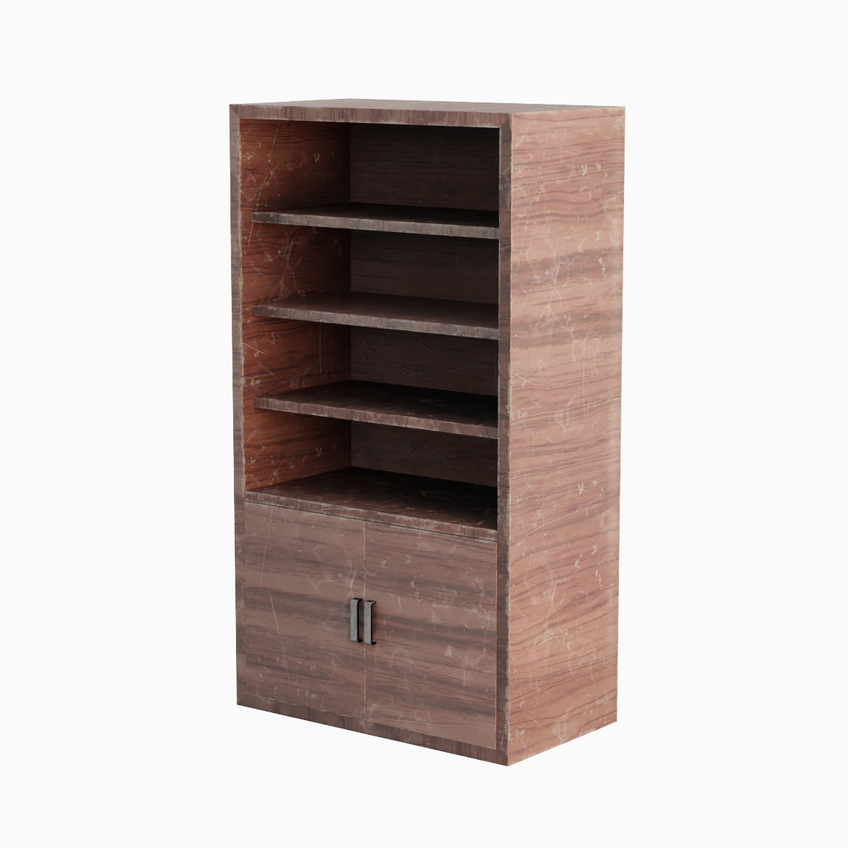 Old Shelf 03 Low-poly 3D model_3