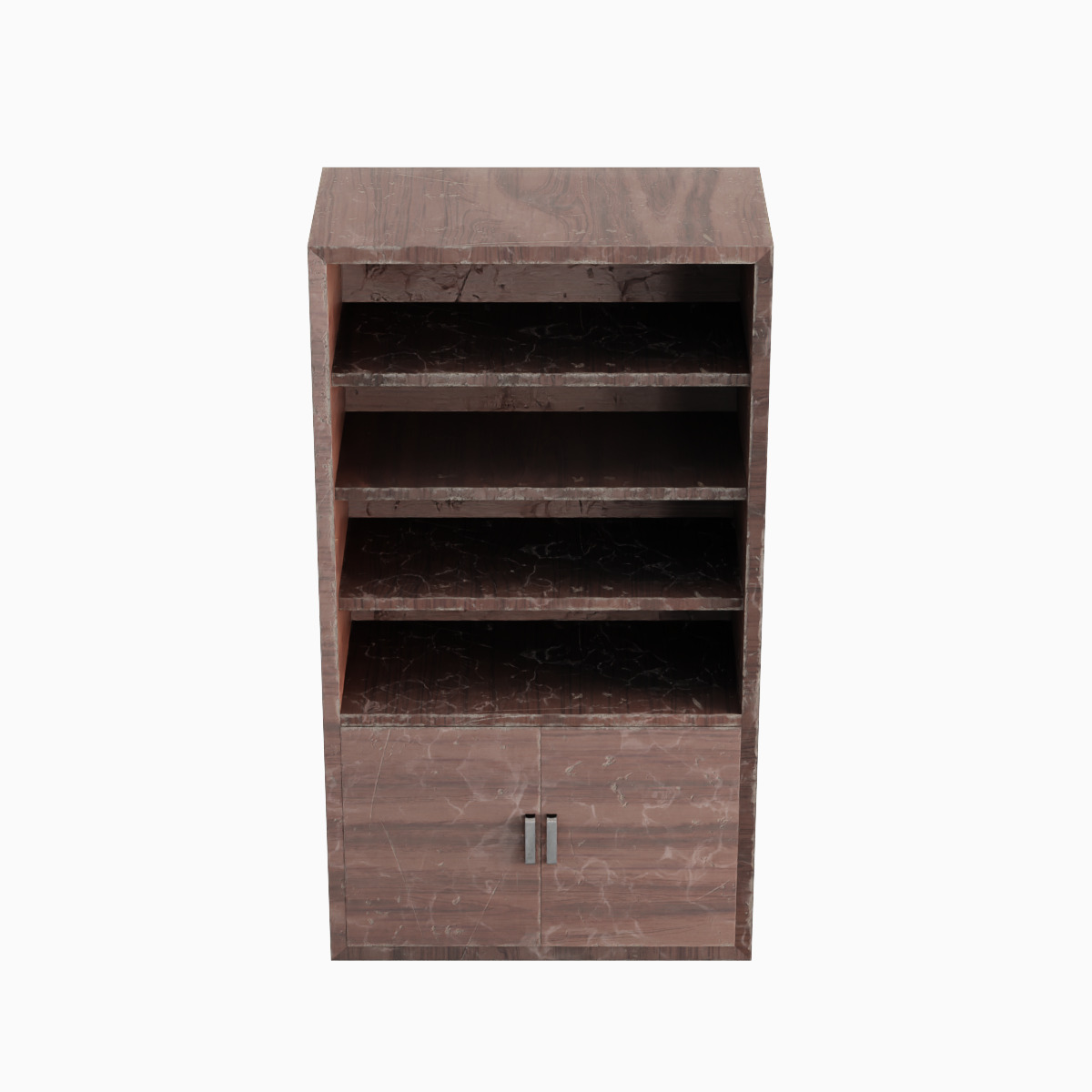 Old Shelf 03 Low-poly 3D model_4
