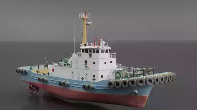 Tugboat 3D model