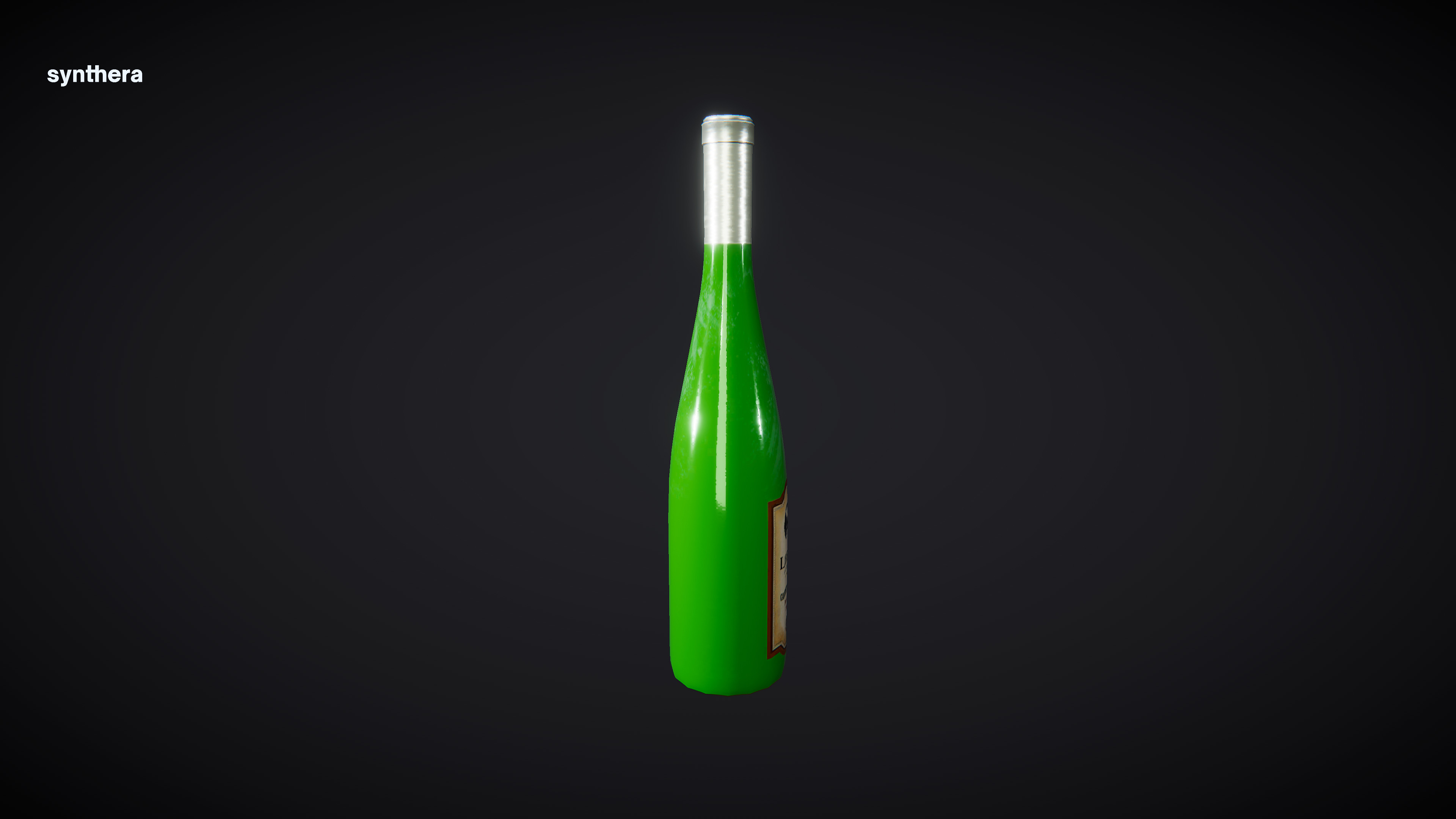 Bottle Carbernet Sauvignon 3D model_5