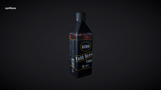 Bottle 05 Japanese Coldbrew 01 3D model