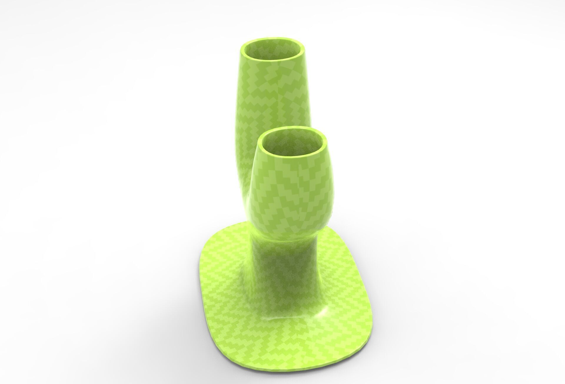 Sus Vase Low-poly 3D model_3