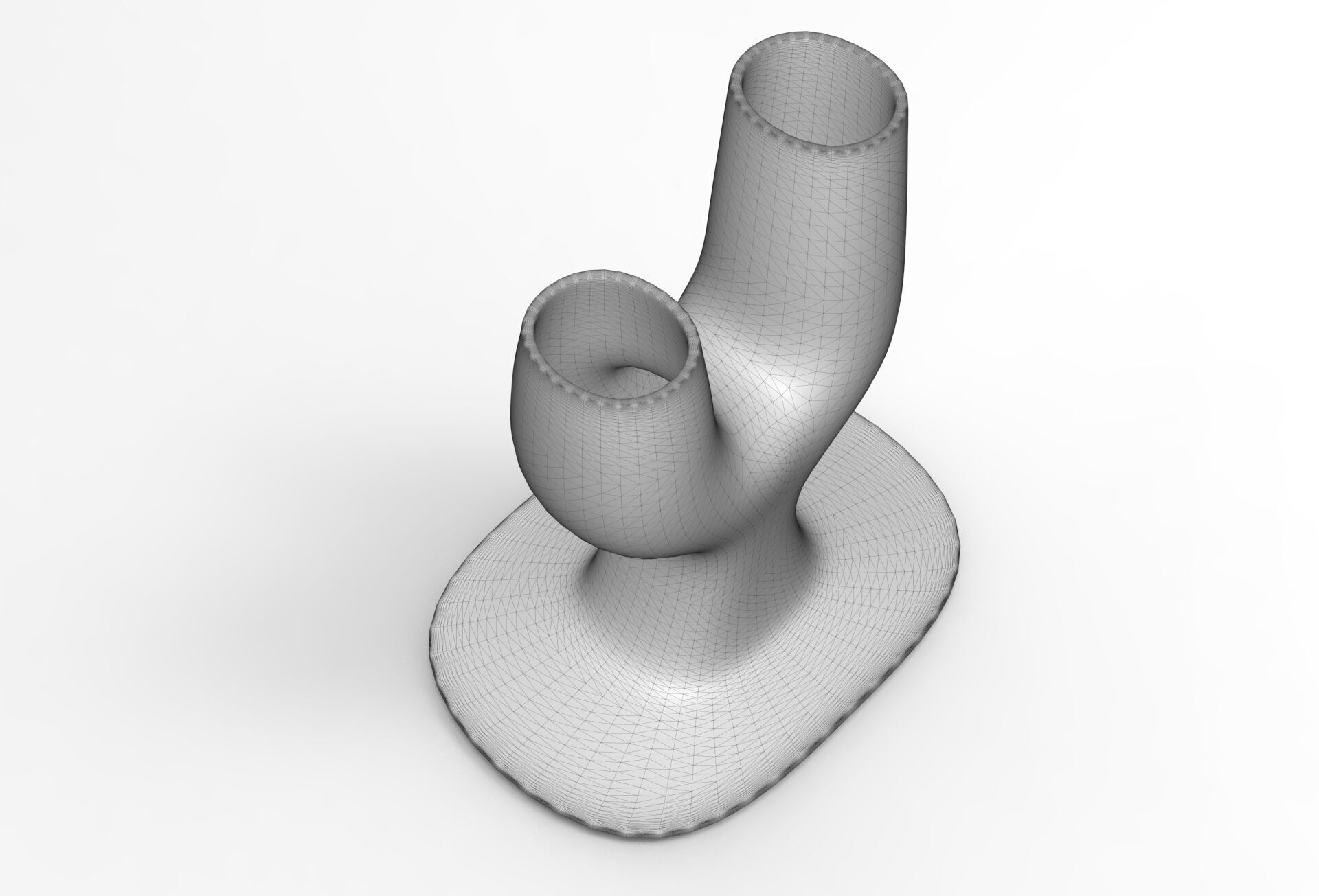 Sus Vase Low-poly 3D model_6