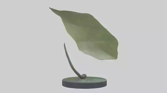 Leaf Veins Sculpture statue model