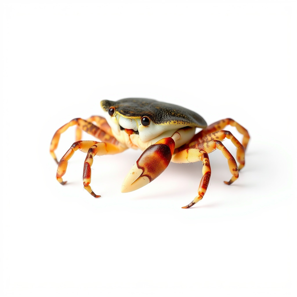 Colorful Fiddler Crab with Asymmetrical Claws model pack Low-poly 3D model_3