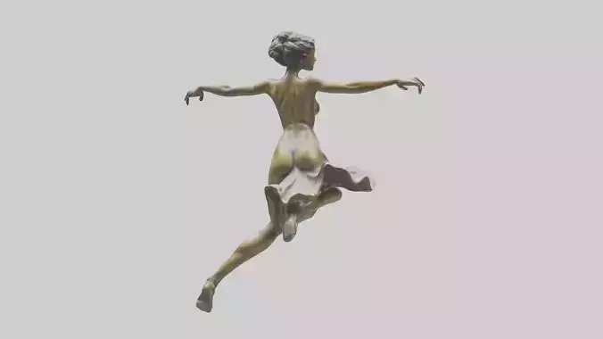 Leaping Dancer statue model