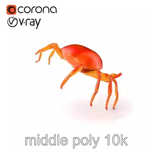 Japanese Spider Crab Realistic Model Pack Low-poly 3D model