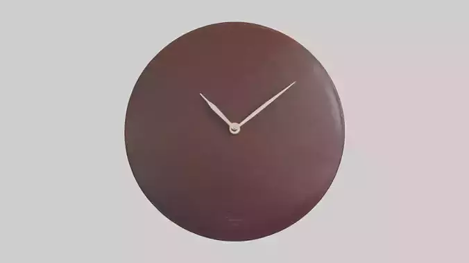 Leather Wall Clock model