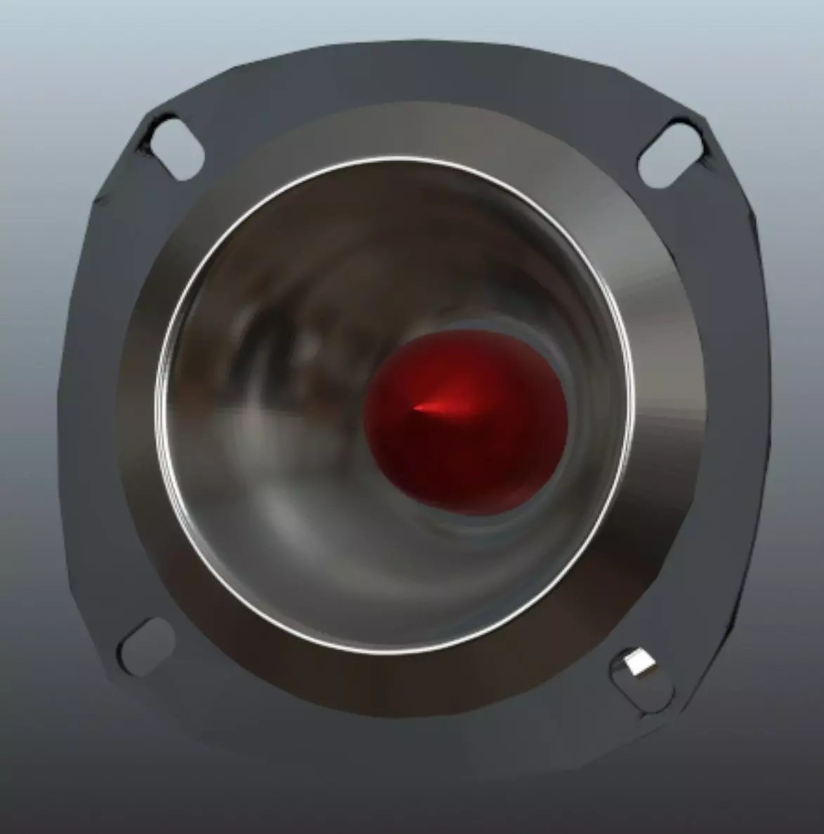 Massive T40 Series Bullet Titanium Tweeter Free low-poly 3D model