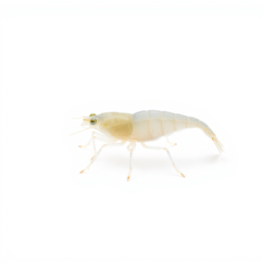 Ghost Shrimp Semi-Transparent Model Pack Low-poly 3D model_3