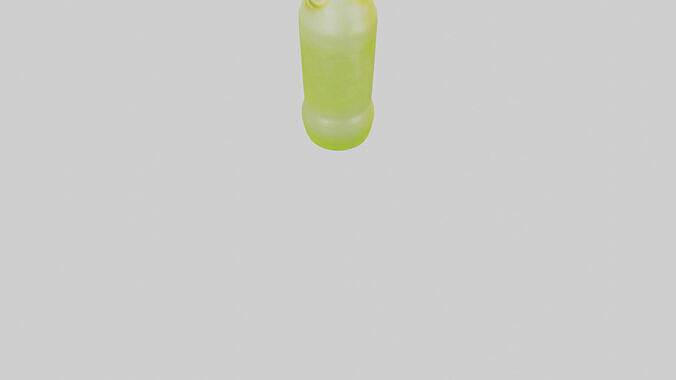Lemon lime soda model Low-poly 3D model 5