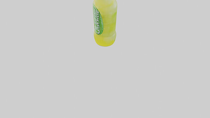 Lemon lime soda model Low-poly 3D model 6