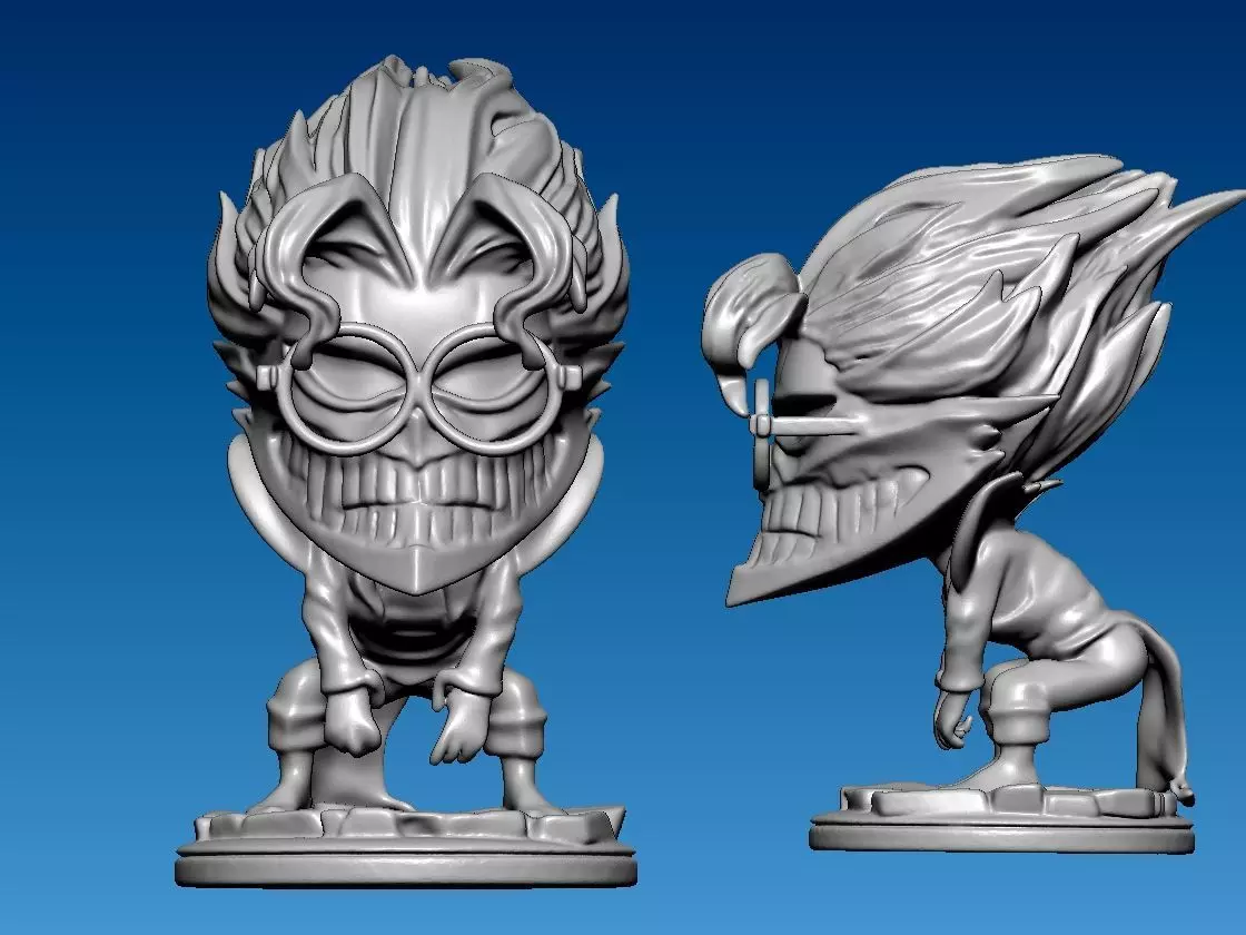 Cartoon decoration - 3D print 3D print model