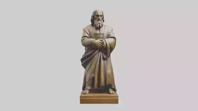 Leonardo da Vinci statue model