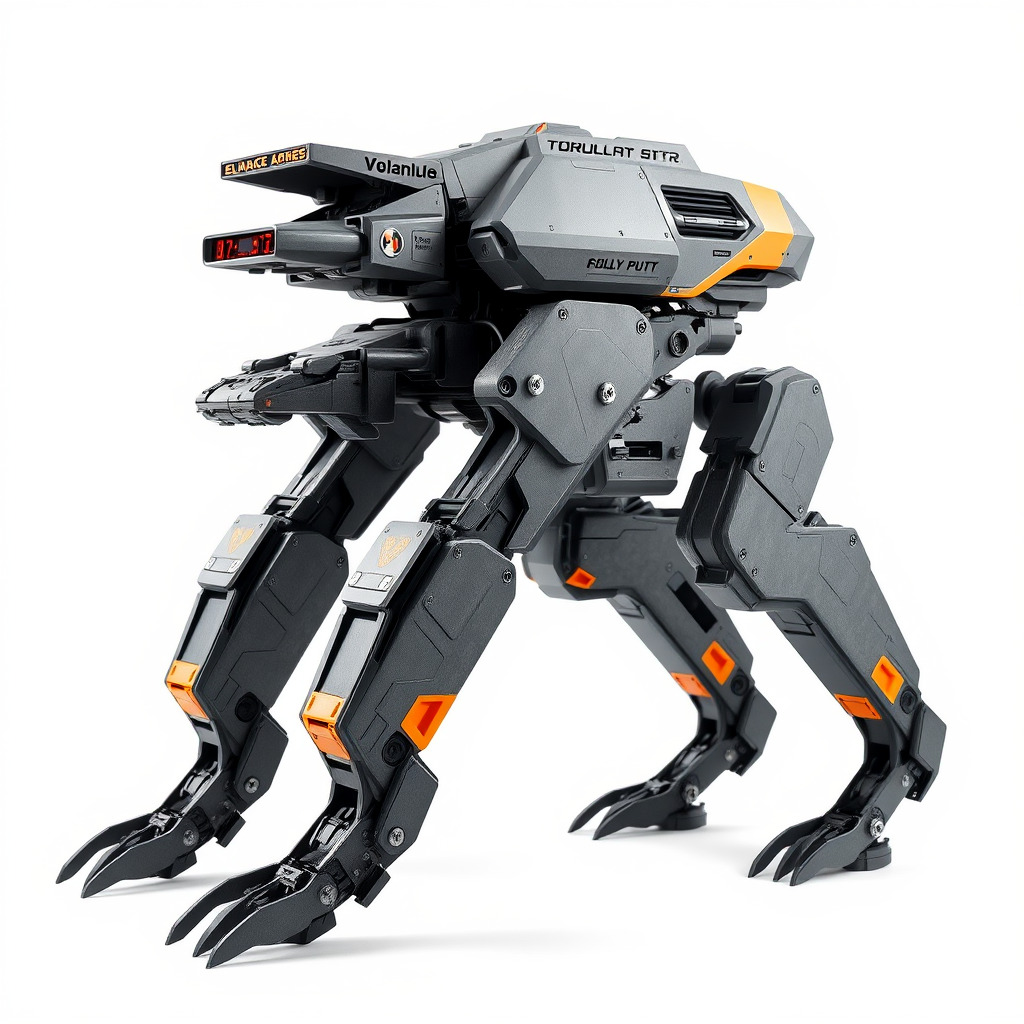 Exoskeleton Combat Unit Armored model pack Low-poly 3D model_4