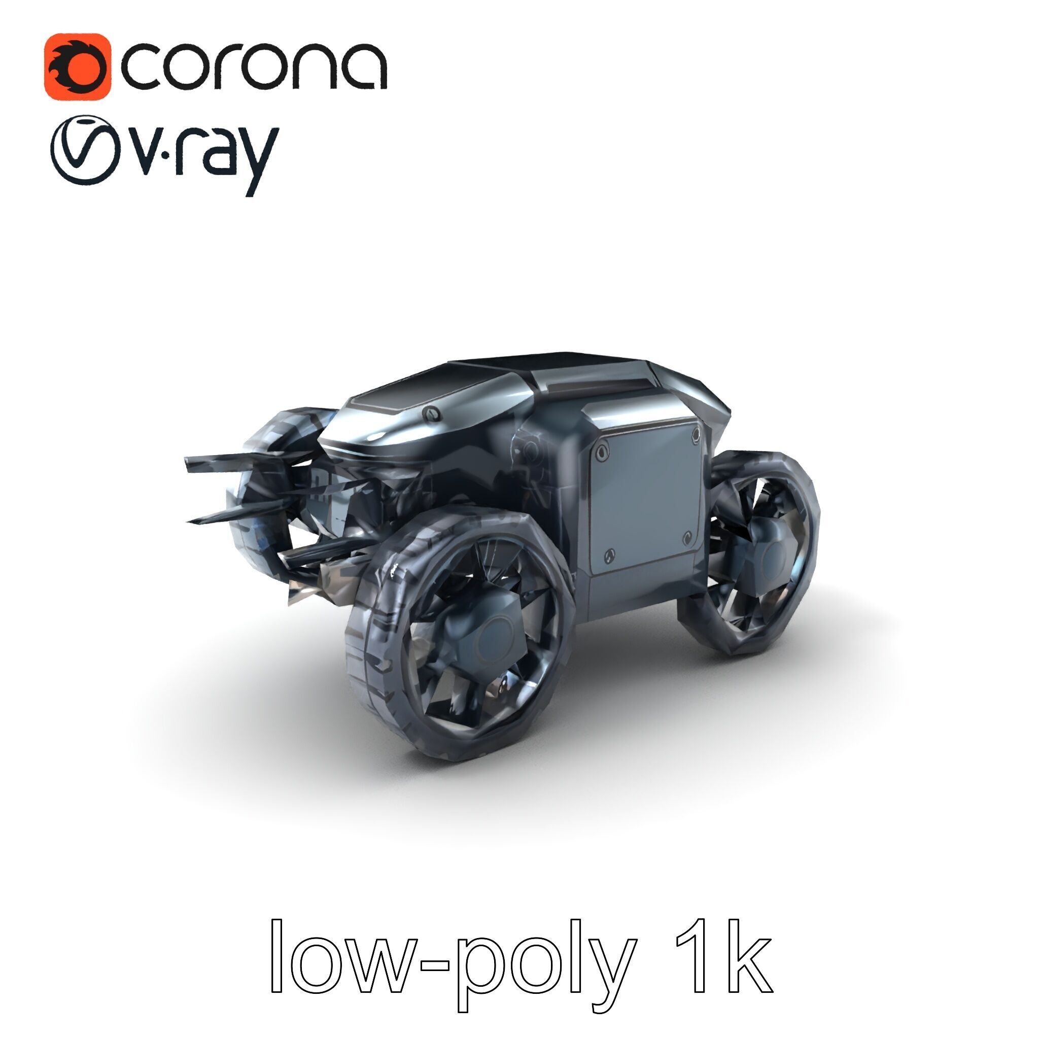 Stealth Infiltration Bot Model Pack with Spy Tools and Camouf... Low-poly 3D model_4