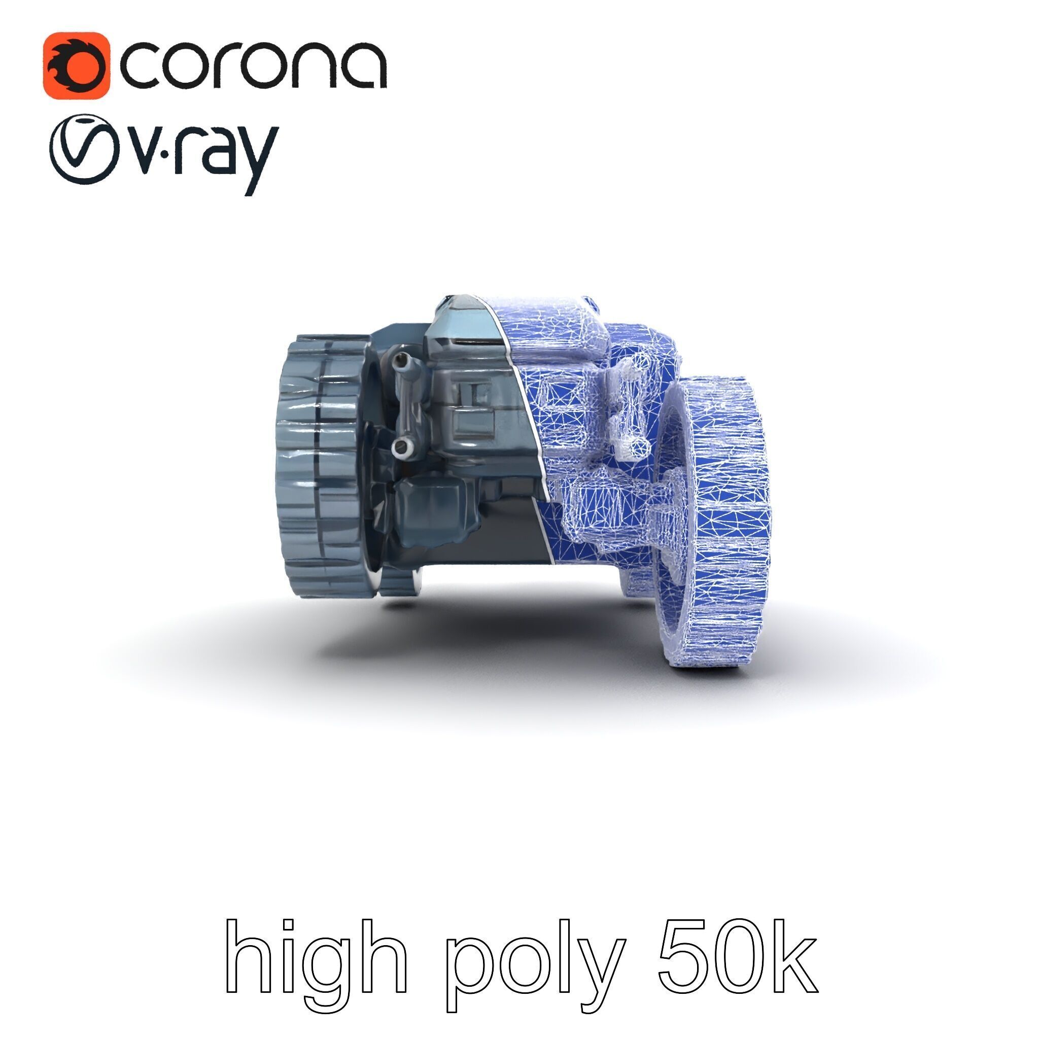 Stealth Infiltration Bot Model Pack with Spy Tools and Camouf... Low-poly 3D model_28