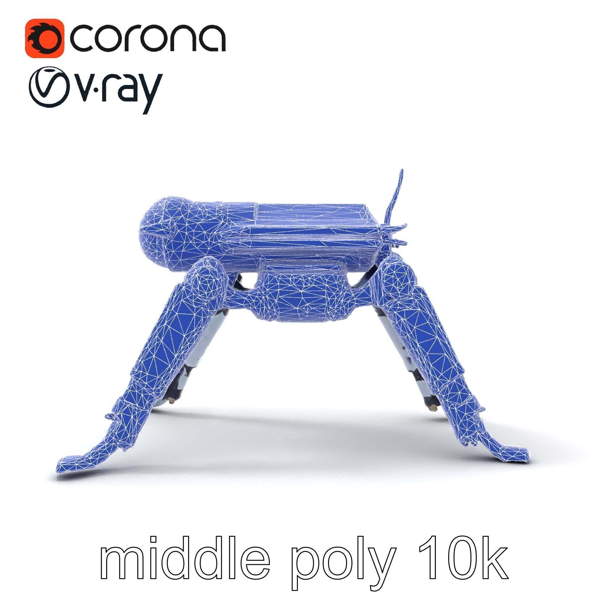 Space Exploration Rover Unit model pack Low-poly 3D model_31