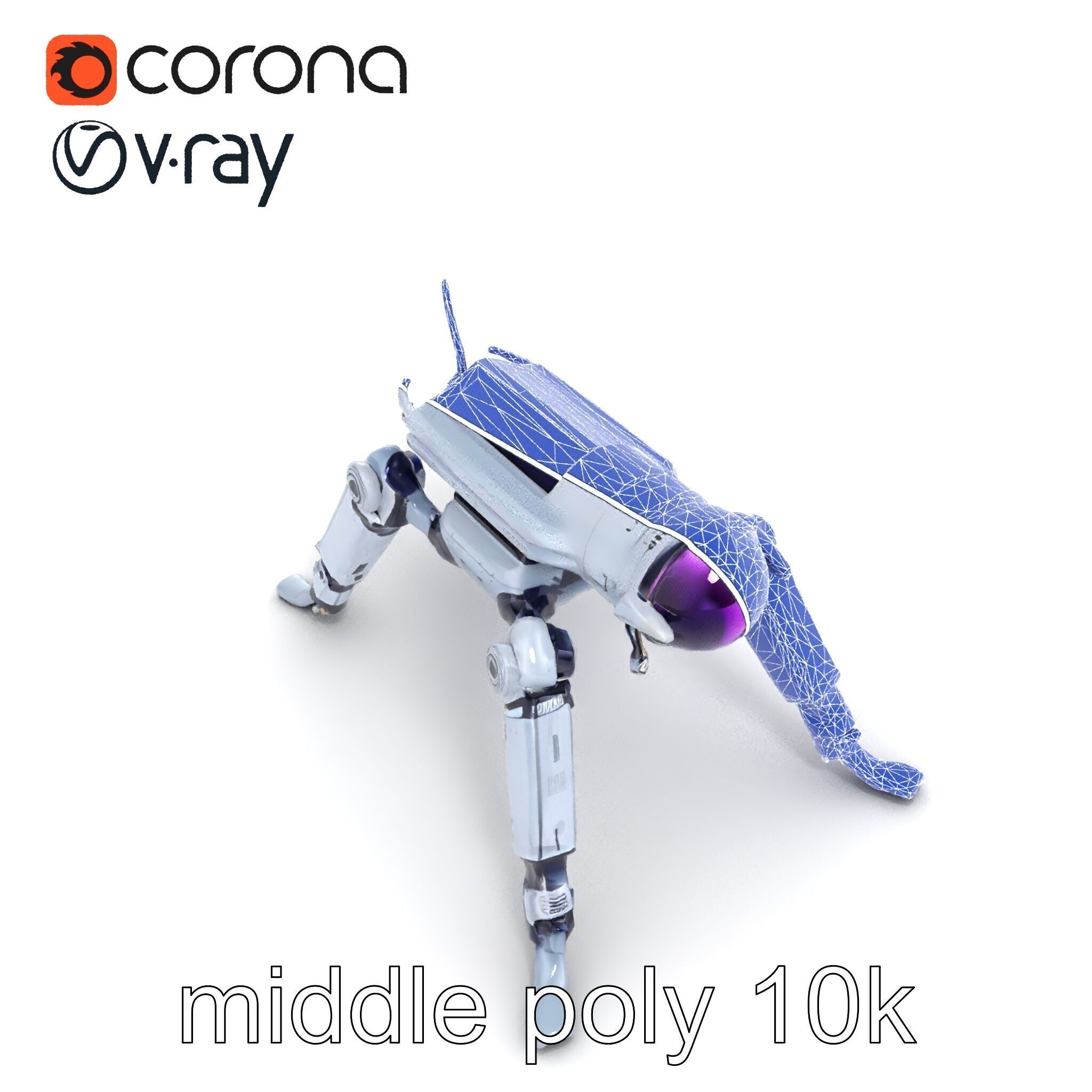 Space Exploration Rover Unit model pack Low-poly 3D model_11