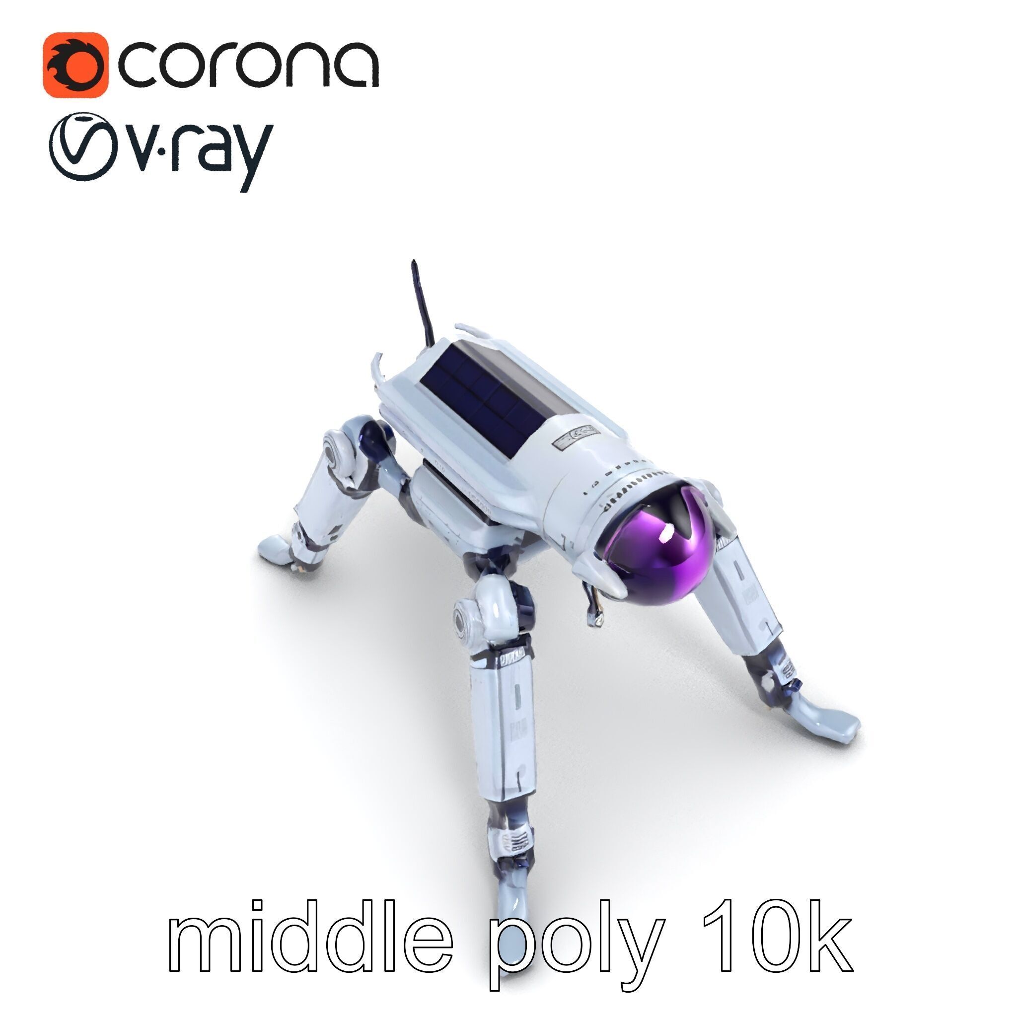 Space Exploration Rover Unit model pack Low-poly 3D model_18