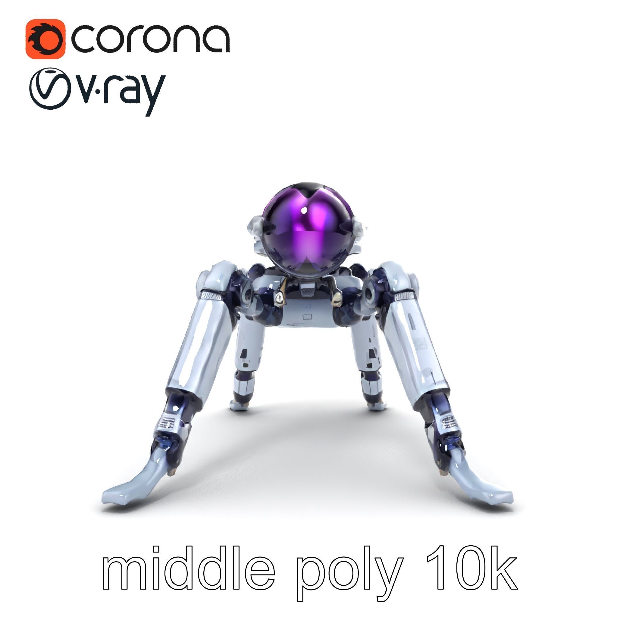 Space Exploration Rover Unit model pack Low-poly 3D model_25