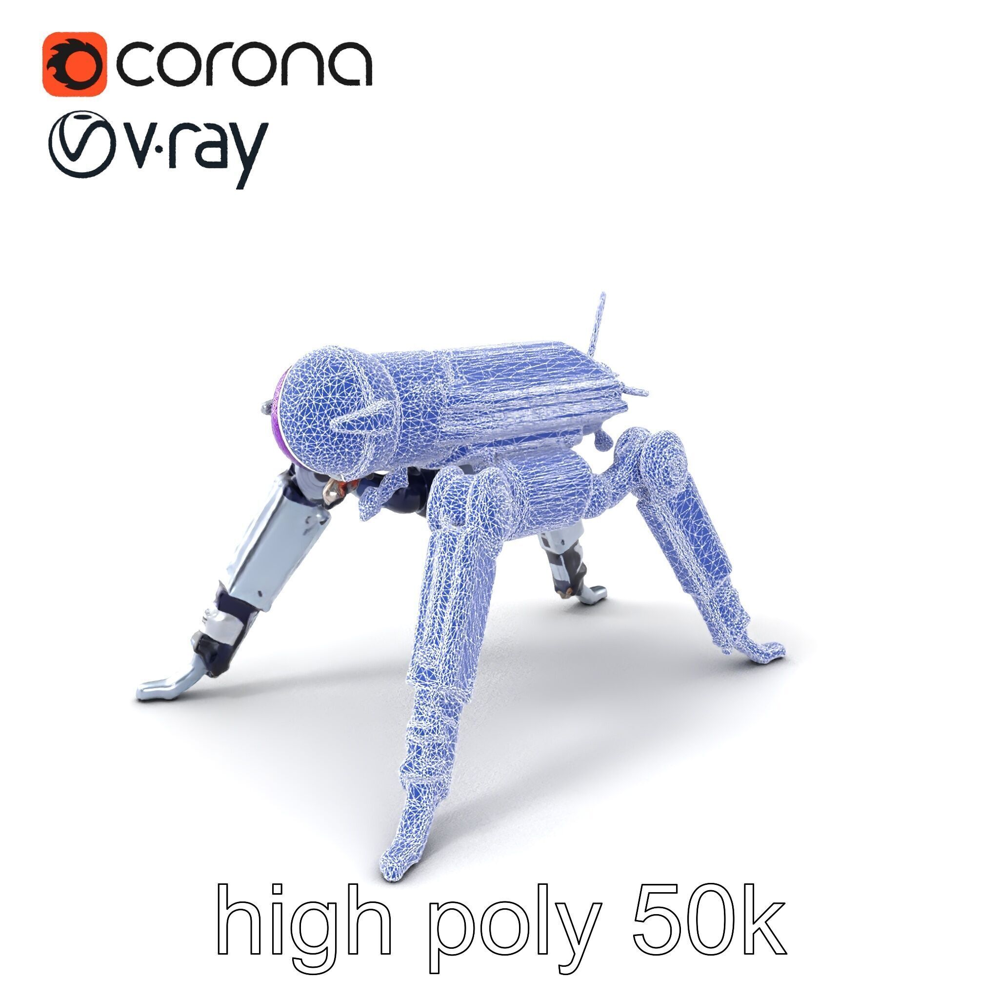 Space Exploration Rover Unit model pack Low-poly 3D model_10